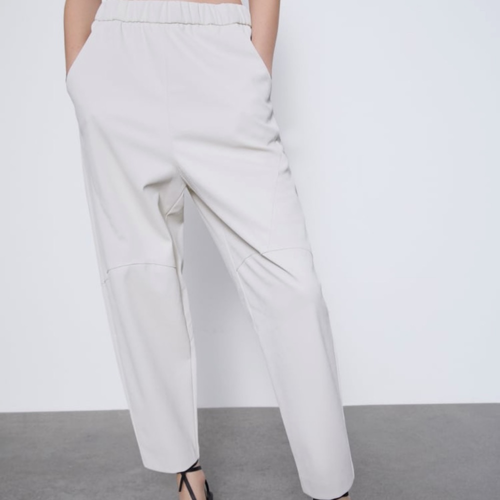 Zara leather pants